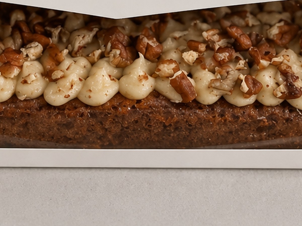 Pan de Zanahoria con Pecans y Frosting